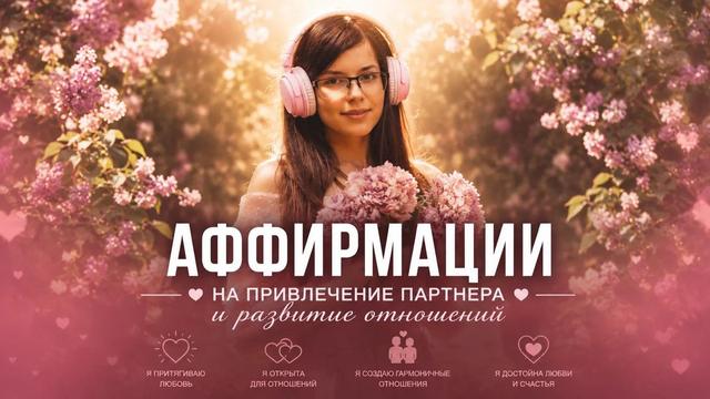 Привлечение подходящего партнера | Аффирмации для отношений | Любовный союз