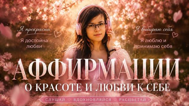 Аффирмации для любви к себе | Усиление красоты | Магнетизм и харизма