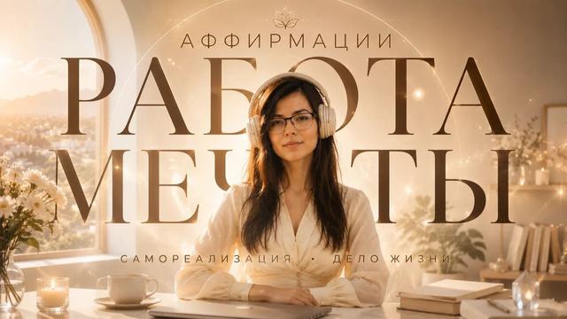 Работа мечты | Аффирмации для самореализации | Дело жизни