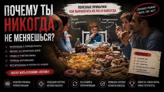 Полезные привычки: как выработать их раз и навсегда, без срывов, потери мотивации и прокрастинации