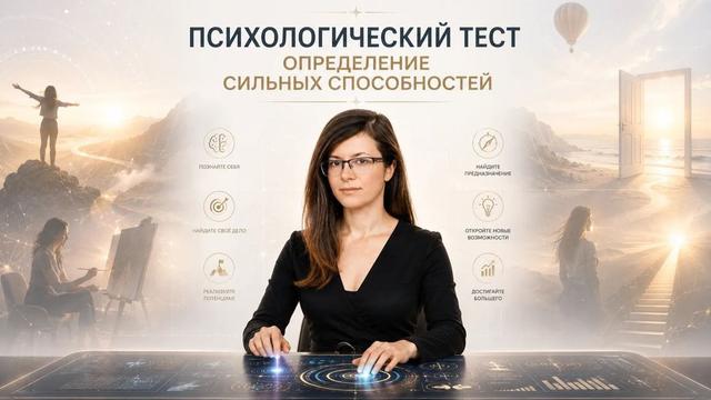 Психодиагностический тест: определите свой ведущий тип личности и стратегию развития.