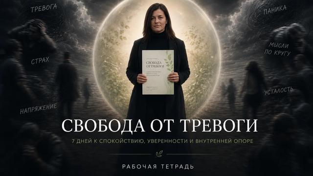 7 дней без постоянной тревоги: рабочая тетрадь для тех, кто устал от постоянного напряжения