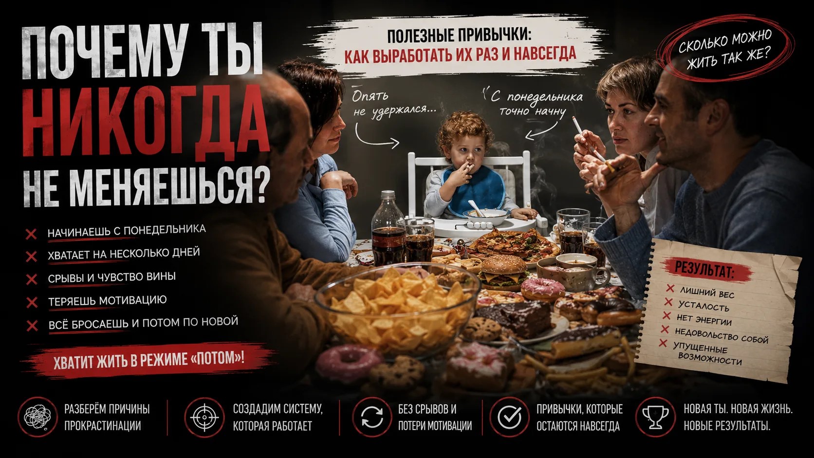 Полезные привычки: как выработать их раз и навсегда, без срывов, потери мотивации и прокрастинации